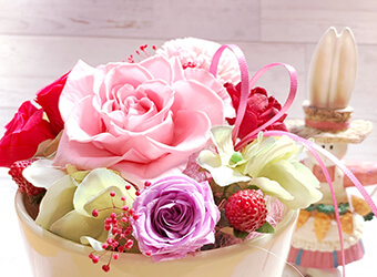 プリザーブドフラワー